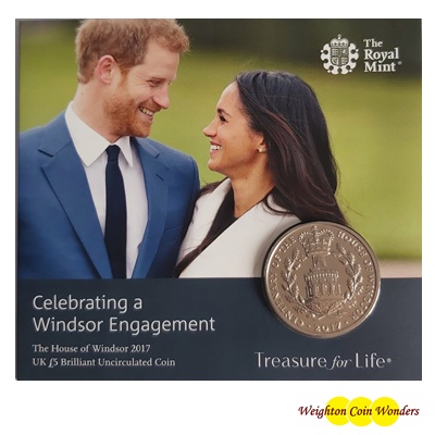 2017 BU £5 Coin Pack - Celebrating a Windsor Engagement